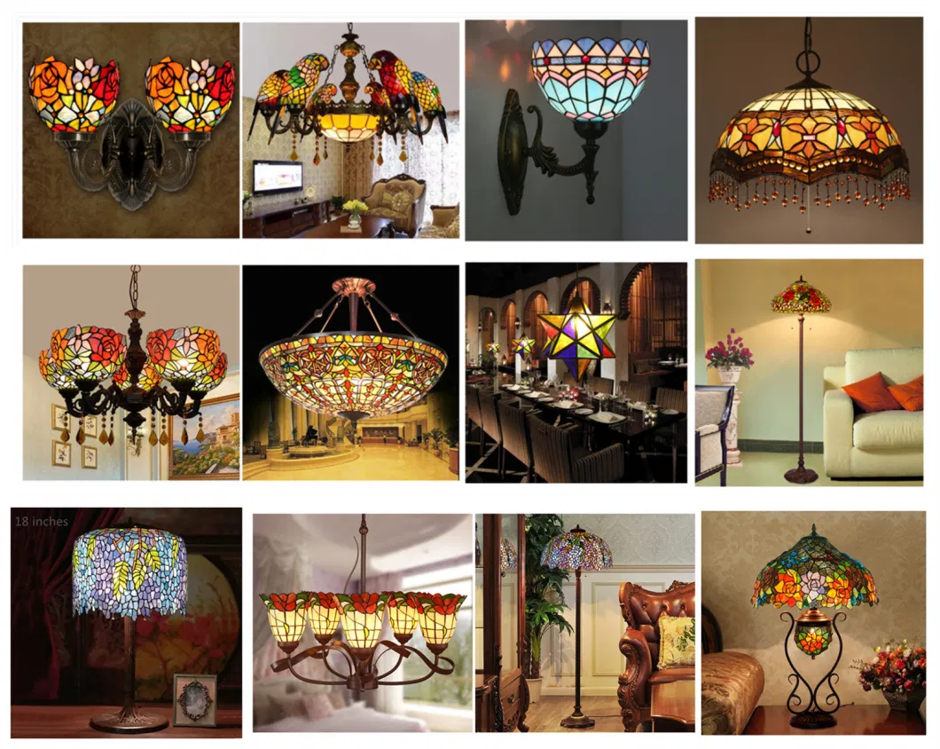 Wholesale Price Dragonfly Tiffany Stained Glass Floor Lamp
