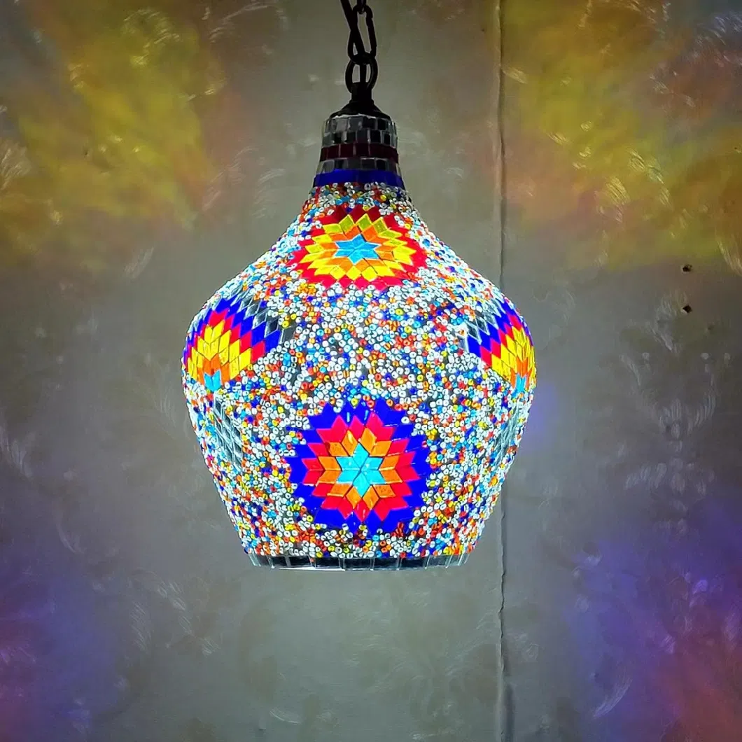 Turkish Moroccan Mosaic Ceiling Hanging Light Lamp Chandelier Pendant Fixture Lantern