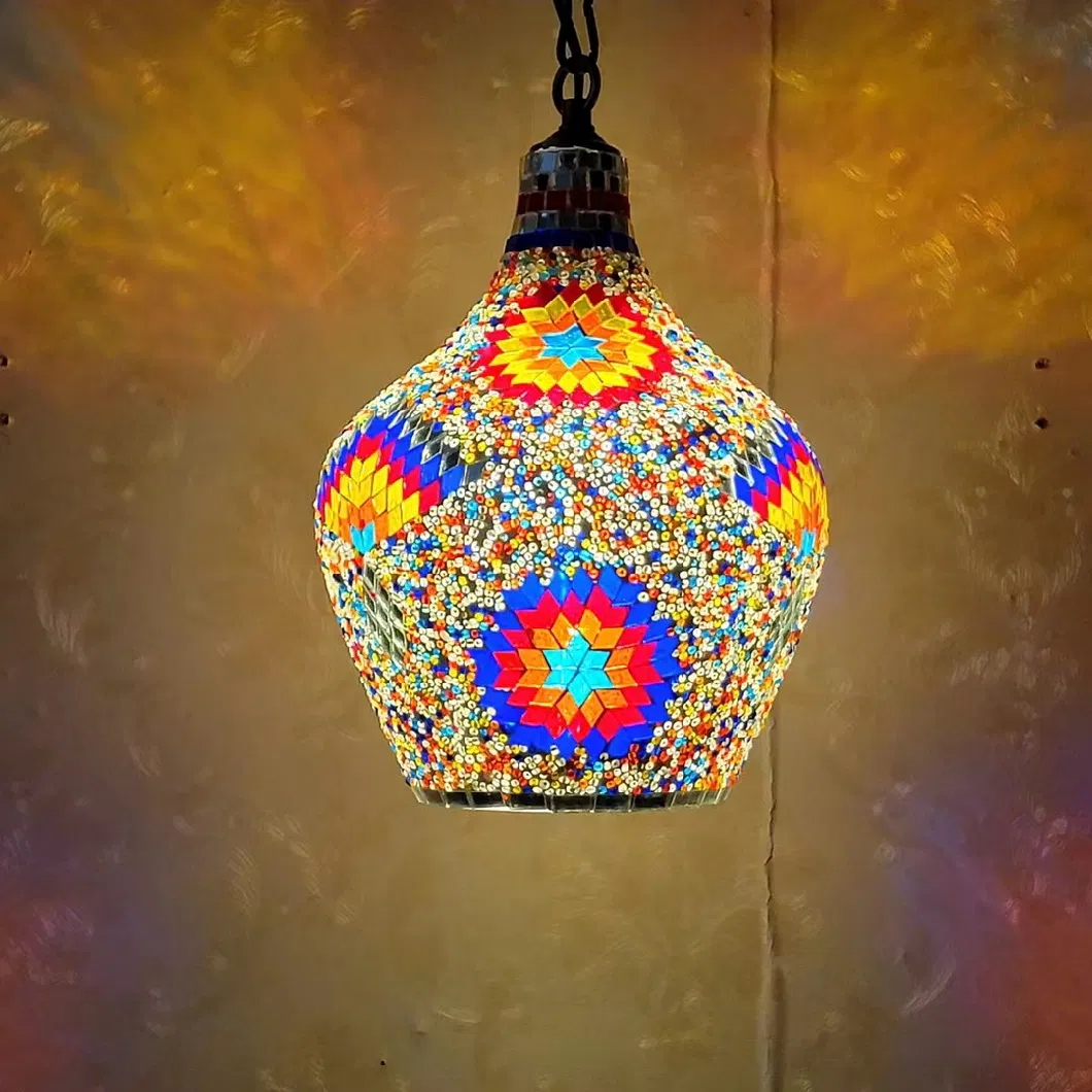 Turkish Moroccan Mosaic Ceiling Hanging Light Lamp Chandelier Pendant Fixture Lantern